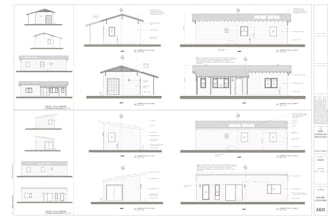 make landscape plan adu architect floorplan elevation for city permit and stamp