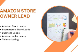 generate high quality ecommerce store owner lead , amazon store owner lead