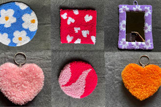 create beautiful DIY punch embroidery videos for youtube