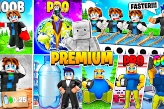 make a professional roblox thumbnail