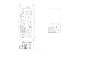 draft autocad 2d architectural floor plan drawing, elevation