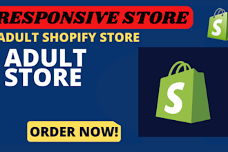 design adult shopify store, shopify website, lingerie website, adult store