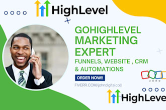 gohighlevel automations fitness trainer ghl high level agency sales funnel zoho