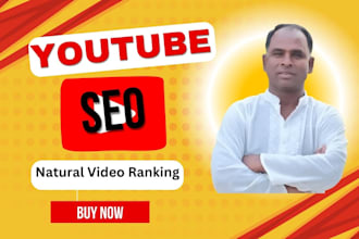be your youtube SEO expert for fast ranking organic growth