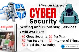 ghostwrite cybersecurity, cloud computing, ai ebook, online course, lead magnet