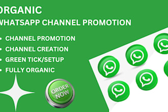 organic whatsapp channel promotion whatsapp green tick channel creation