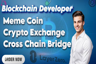 blockchain developer web3 dapp smart contract meme uniswap dex layerzero bridge