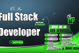 be full stack website developer at website development in laravel