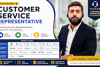 provide a fast, professional customer service representative
