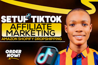 setup tiktok shop for clickbank affiliate marketing amazon shopify dropshipping