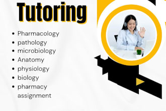 teach you anatomy, physiology, microbiology, pharmacology, pathology, chemistry