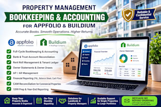 do appfolio buildium property management bookkeeping