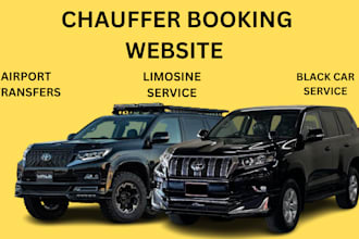 design limosine,chauffeur and taxi booking website