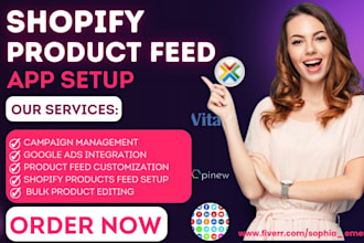 setup shopify product feed google youtube simprosys eggflow adnabu wixpa app