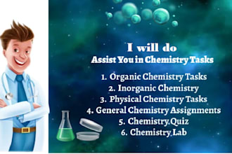 do general, organic, physical, industrial, forensic, analytical, bio chemistry