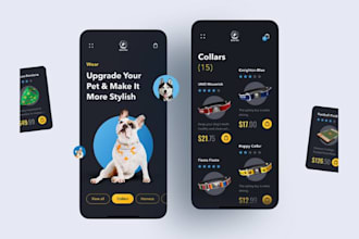 develop pet sitting app, dog walking app, pet care app, pet store