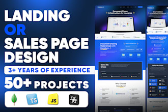 be ai landing page or ai sales page designer and developer