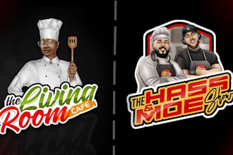 design a professional chef, pizza, fast food, bbq, bakery logo in 24hrs