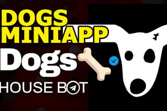 build dog house game, hamster kombat clone, telegram mini app, tap to earn game