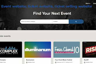 ticket event website, event ticket selling, ticket website, event website