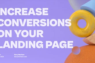 increase conversions on your landing or product page