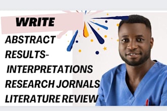 review research manuscript journal write and format