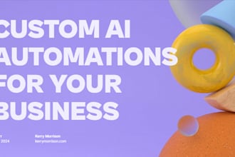 build you an ai automation to make money, save time and bring sanity back