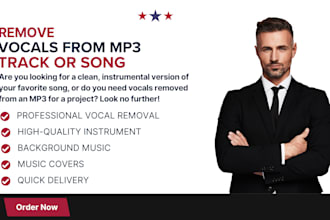 remove vocals from your mp3 track or song