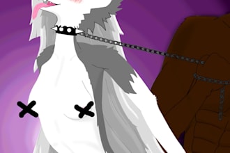 draw a beautiful furry nsfw art