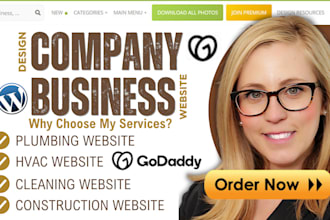 build plumbing website, construction website, roofing, handyman cleaning website