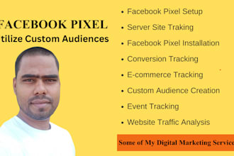 do facebook pixel setup,convertion API, set up events