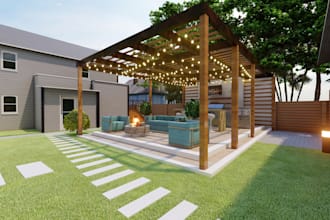 design backyard, garden, patio, pool, landscape, renovations