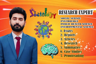 assist in social science research, writing and data analysis