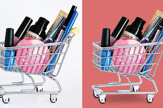 remove background and create natural shadow
