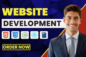 be your front end web developer html, css, javascript, and bootstrap