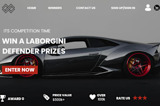 raffle website, , competition website, raffle ticket website