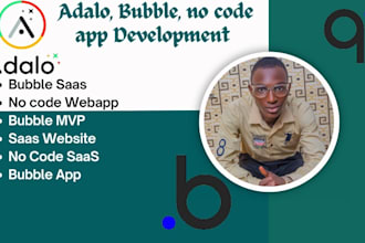 develop bubble adalo bubble io website buildfire web app saas mvp mobile app
