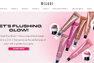 design luxury lipstick website lip gloss shopify store lip care ecommerce store