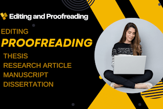 edit and proofread thesis and research articles