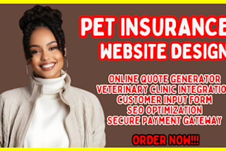 pet insurance website pet insurance landing page veterinary website design
