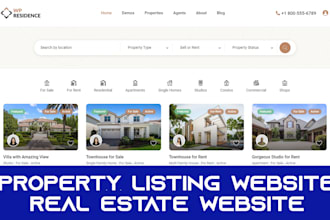 design property listing website real estate website property directory website