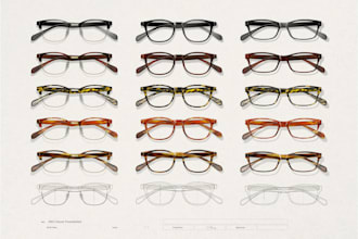create eyewear design and tech pack ready for production