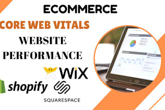 fix core web vitals, improve website performance for shopify, wix, squarespace