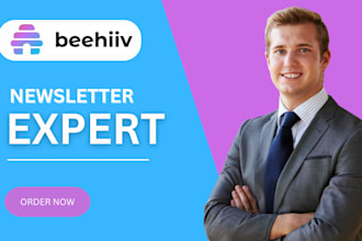 set up substack account, do beehiiv newsletter template, beehive landing