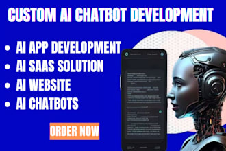 develop ai app, ai saas, ai website, ai chatgpt, langchain with ai chatbot