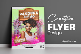 design business flyer, poster, banner or postcard