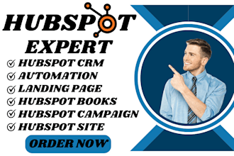 setup hubspot crm marketing automization hubspot landing page hubspot workflow
