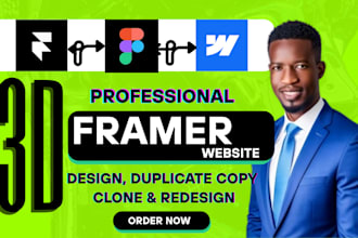 clone duplicate framer website design copy figma to framer webflow template