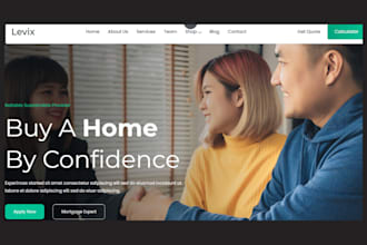 design mortgage landing page website usda home loan website for mortgage leads