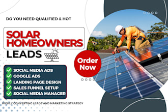 generate solar roofing company homeowners renewable energy installation leads
